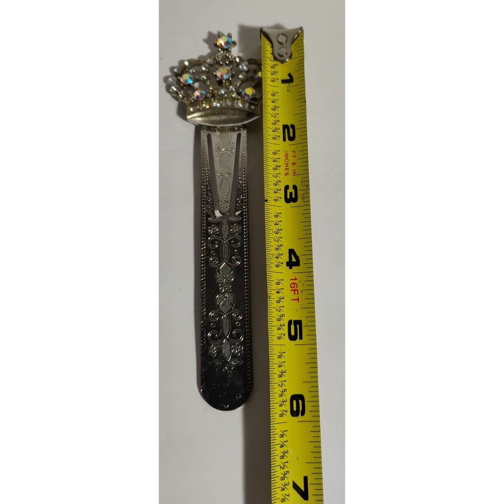 Crown Rhinestone Embedded Bookmark - Picture 10 of 10
